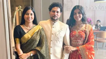 Rinku Singh confirms relationship with Priya Saroj at Kuldeep Yadav’s engagement