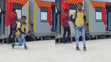 Differently abled youth gets back to normal after enjoying free train ride Watch