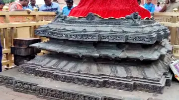 Puri Jagannath temple’s Aruna Stambha gets an upgrade; devotees upset