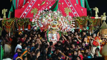 Lord Balabhadra's pahandi bije ritual
