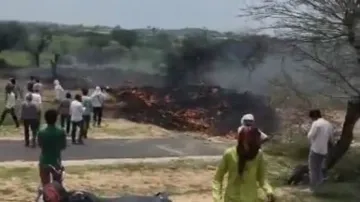 Jaguar IAF jet crashes in Rajasthan