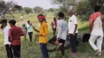 fighter jet crash (Video Grab)