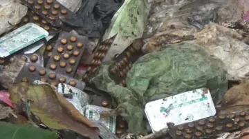 Huge quantity of life-saving medicines found dumped outside Odisha hospital