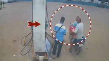 After bottle ban, Odisha man brings bike’s fuel tank to fill petrol