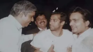 Salman Khan and Jagdeep Dhankar