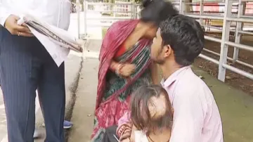 Self-immolation attempt by couple, their 7-year-old girl near Odisha Assembly in Bhubaneswar