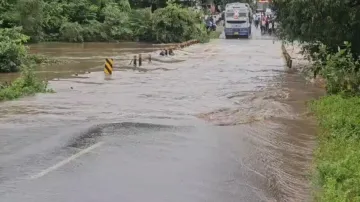 Low pressure induced heavy rain batters Odisha: Bridge on NH submerged in Malkangiri, landslides cut