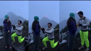 When Love Erupts: Magic of proposals and a viral moment marked by a volcano, watch