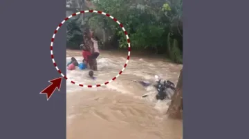 Boat Capsizes Mid-Stream in Balasore; Three Men Stranded, Cling To Tree