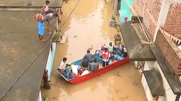Odisha floods: River breach submerges 40 villages in Jajpur; Minister Pujari assures compensation