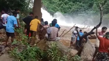 Youth missing after being swept away at waterfall in Odisha's Pallahara, search operation underway