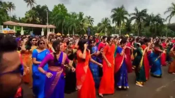 Onam flash mob: Young girls blend tradition with style and dance