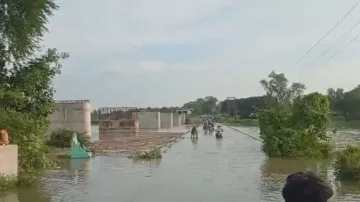 Floodwaters disrupt Sambalpur–Subarnapur road after Hirakud Dam water release