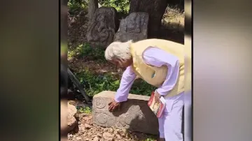 Rock edict of Gajapati Kapilendra Deva Era found neglected in Andhra