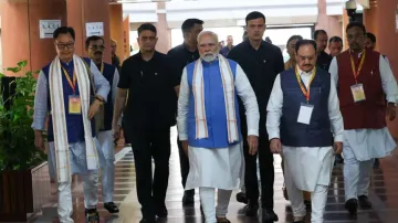 PM Modi attends workshop for BJP MPs