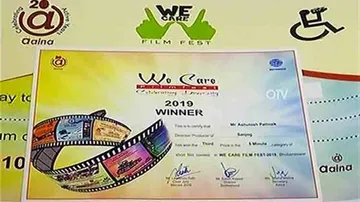Odia short film ‘Sanjog’ bags award in ‘We care film festival’