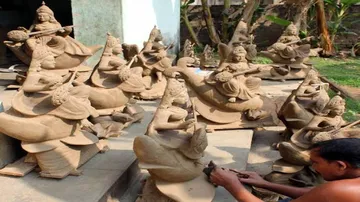 Idol makers in Cuttack scurrying to meet Saraswati Puja deadline