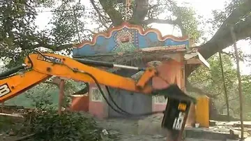 Nine Temples Demolished For SCB Medical College Expansion In Odisha