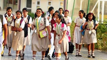 Rains welcome students as schools re-open in Odisha