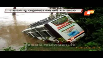Nayagarh: Bus falls into Mahanadi; 12 injured