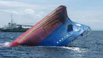 Bali ship capsize: Search on for 7 missing crew