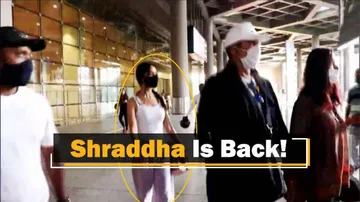 Shraddha Kapoor Spotted At Mumbai Airport After Return From Vacation