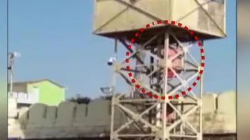Foreign Tourists Trying To Climb Puri Srimandir Watchtower 'Stopped By Cops'