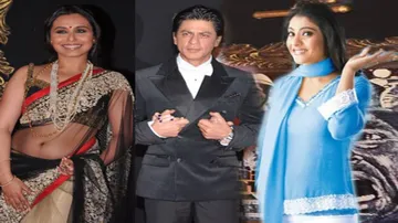 SRK, Kajol, Rani Mukerji's selfie moment