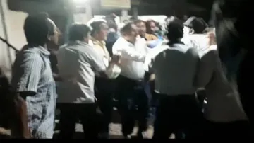 Staff of Private Engineering College Stage Dharna Over Non-Payment Of Salary