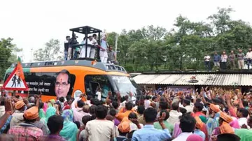 Stones pelted at Madhya Pradesh CM