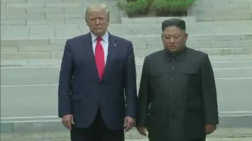 Trump meets Kim at inter-Korean border village