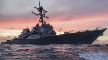 US destroyer collides with merchant ship near Strait of Malacca