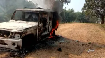 Odisha: Maoists Axe Contractor To Death, Torch 3 Vehicles In Malkangiri