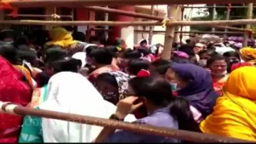 Blatant Violation Of COVID-19 Norms At Govt Recruitment Drive In Odisha