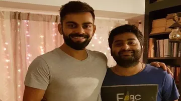 Virat Kohli 'fanboy moment' with Arijit Singh