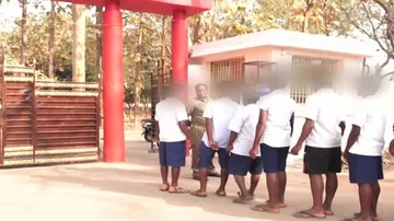 Students walk 20kms to vent grievances before Collector