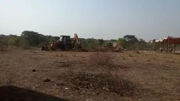 OPGC begins ash pond construction amid tight security