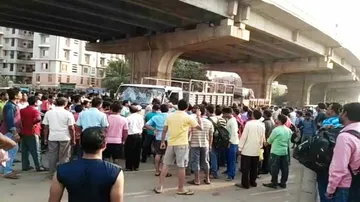 Truck detained on suspicion of carrying beef