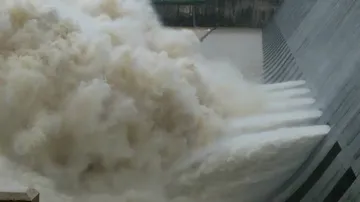 Hirakud opens 5 more gates; water being released through 8 gates