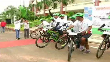 For peace & harmony, 'Kataka to Kathmandu' cycle rally