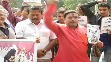 Brahmins intensify protest demanding Dama’s ouster from BJD