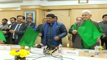 Bhubaneswar-New Delhi Rajdhani Express via Sambalpur City flagged off