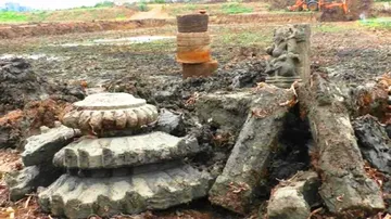 Ruins of ancient temple unearthed in Salepur