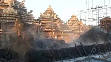 Major fire breaks out at Ananta Basudev Temple; 22 rooms gutted