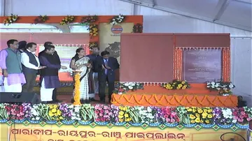 Union Minister Dharmendra dedicates two oil terminals to Nation