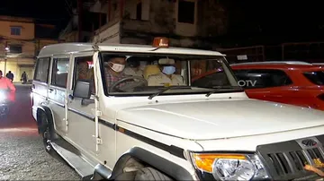 Police Team At MP Anubhav Mohanty's House