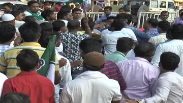 BJD activists clash during Lawyers' Day celebration in Bhadrak