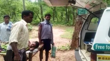 Sans Road, Expectant Mother Carried On Cot For 3 Kms