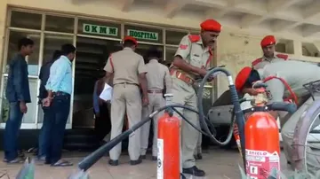 Fire officials conduct inspection at 30 hospitals in 3 districts
