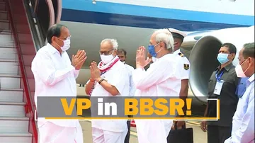 Vice President M Venkaiah Naidu Arrives In Odisha On 2-Day Visit